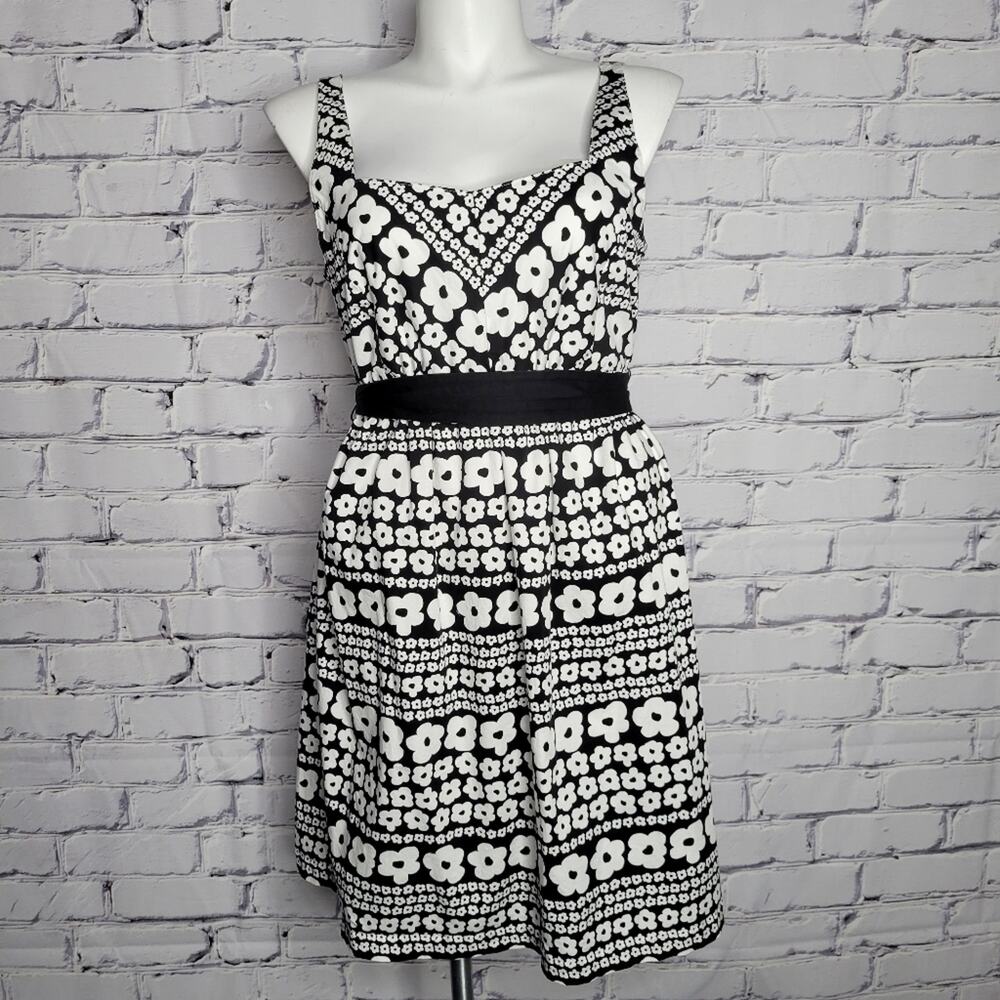 Motherhood Maternity Black & White Flower Print Dress, size XL